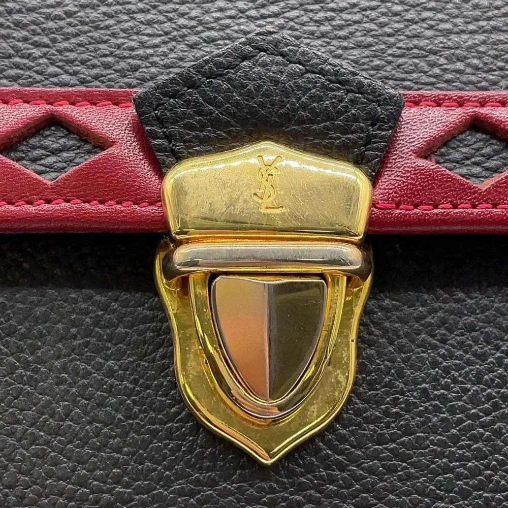 YVES SAINT LAURENT Vintage Top Handle/ Clutch Bag